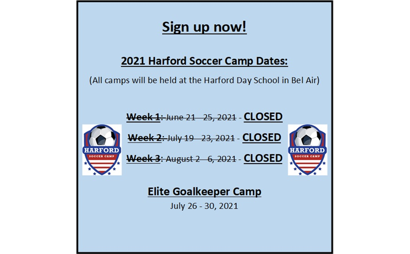 Harford Soccer Camp Home