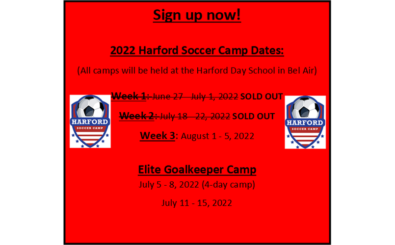 Sign up now for this year's camps!