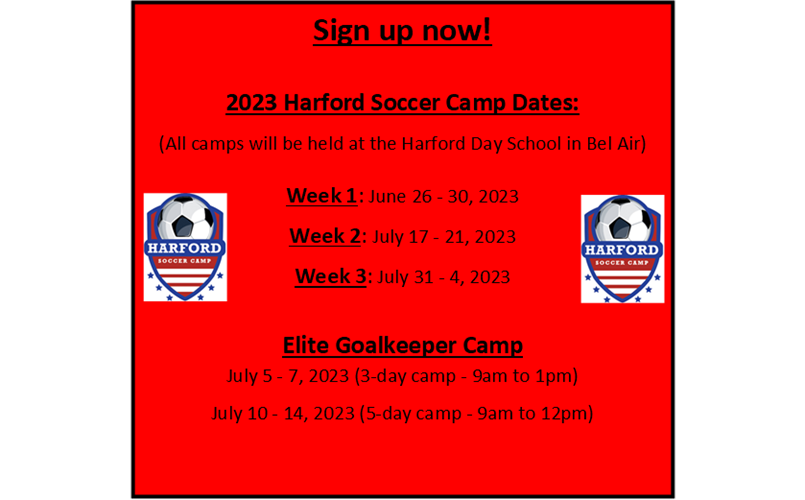 Sign up now for this year's camps!