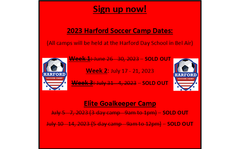 Sign up now for this year's camps!