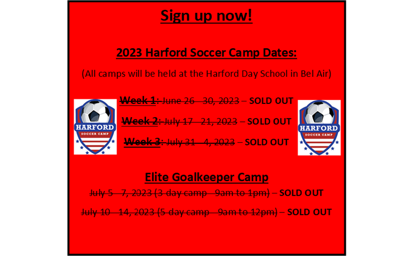 Sign up now for this year's camps!